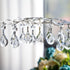 20pcs 38mm Crystal Loquat Shape Chandelier Replacement,Hanging Clear Glass Crystals for Chandelier,Crystal Prisms Beads