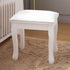 AVGVLIJ Vanity Stool, Padded Makeup Chair Bench with Solid Wood Legs, Dressing Table Seat, Cute Vanity Stools