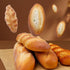 6 Gresorth Pcs Artificial Bread Decoration Fake Baguette Food Model Simulation French Loaf Display Realistic Dessert