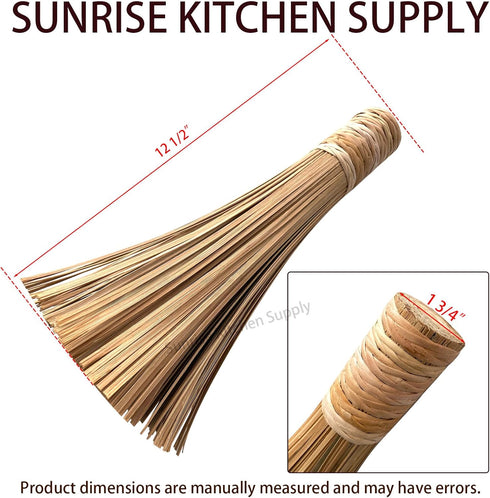 SUNRISE (12.5") Bamboo Wok Brush