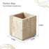 Countertop Real Natural Travertine Marble Toothbrush Holder & Pen Holder & Makeup Brush Holder & Utensil Holder