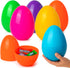 Celmuron Jumbo Fillable Easter Eggs 6 Pack 6'' Giant Plastic Easter Eggs with
