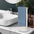 SUS304 Stainless Steel L-Shaped Hand Towel Holder, Thickened Base Bathroom Towel Rack for Countertop Vanity, Brush