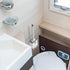2 Pack SetFloor HONOVA Silicone Toilet Bowl Brush with Ventilated Holder, Toilet Brush and Holder Standing & Wall