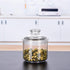 13.5oz Small Acrylic Storage Jar, Airtight Lid with Silicone Sealing Ring for Sugar, Tea, Spices, Bath Salt