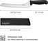 9 Inch Offset Serrated Bread Knife, High Carbon Stainless Steel Multi-Purpose Kitchen Knife for Homemade Bread, Cake,