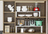 Expandable Cabinet Shelf Organizer: Storage Spice Rack Shelves for Kitchen, Stackable Adjustable Pantry Cupboard (1