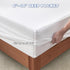 18" (60'' 80'') Queen Mattress Protector, Waterproof Mattress Cover with Deep Pocket Bed Cover, Fitted Sheet Style
