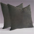 2 pcs Pack Throw Pillow Covers Corduroy Solid Soft Chestnut Brown 18x18 Inch Decorative Pillow Cases