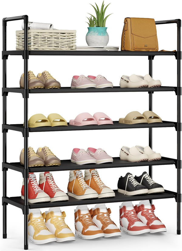 Kitsure Shoe Rack - 5-Tier Shoe Organizer, Shoe Rack for Closet, Entryway,