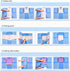 T Shirt Folder - Plastic Clothes Folding Board for Home Storage, Blue