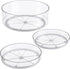 LAMU 3 Pack Lazy Suan Turntable Organizer, 10''/10.6''/12'' Rotating Spice Rack for Kitchen, Countertop, Bathroom