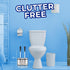 Set 18-in 2025 UMIEN Toilet Brush and Plunger - Updated No-Rust - Stainless Steel Design - Long Handles