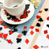 Werich Casino Poker Confetti, Metallic Foil Table Scatters for Party Decorations, Wedding, Birthday