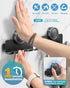 2-Pack Suction Cup Hooks, Razor Holder for Shower, Matte Black Shaver Holder Waterproof No Drill Adhesive Hanger