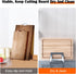 Cutting Board Holder, Auto Width Adjustable Stand for Countertop Kitchen Cabinet, Gray