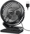 GEHEN 3-Speed Clip-On Fan with Strong Airflow, USB-Powered, Ultra-Quiet Operation for Bedroom, Office & Stroller Use