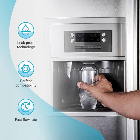 AQUA CREST XWF Refrigerator Water Filter, Replacement for GE® XWF, NSF Certified, 1 Filter