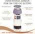 2 Pack 16oz SOLIGT Overnight Oats Containers with Lids, Folding Spoons and Divided Compartments for Fruit & Nuts, Small