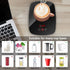25 131/ 55or 167/ 75 Coffee Mug Warmer for Desk with Heating Function Watt Electric Beverage Warmer with Adjustable