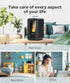 6L 50H BREEZOME Humidifiers for Bedroom, Cool Mist Top Fill Humidifier with Aroma Diffuser, Humidistat, Night Light