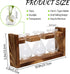 3 Bulb Plant Propagation Station Plant Terrarium Unique Birthday Gifts for Women Home Office Decor Planter with Wooden
