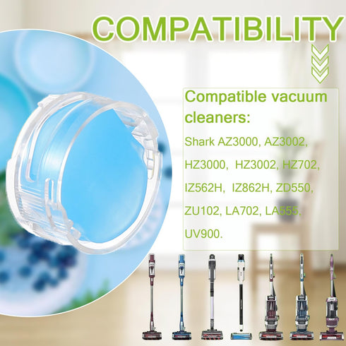 Odor Neutralizer Cartridge Replacement for Shark AZ3000 AZ3002 HZ3000 HZ3002, Pack of 4pcs, Bluebell