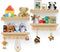 Varbonia Floating Nursery Book Shelves for Wall, 16'' Wood Book Shelf for Baby