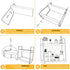 2087 Countertop, 2 Countertop, Coffee Bar Organizer for Multifunctional Coffee Station Organizer for Accessories