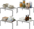 Evelots Kitchen Cabinet Wire Shelf Organizer/Rack - 4 Pack Sturdy Metal Shelf