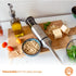 MasterChef Handheld Immersion Blender, 400W Stainless Steel Emulsifier with Chopper Attachment & Measuring Jug for Baby