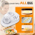 Solaceura 3-In-1egg Slicer For Hard Boiled Eggs,Stainless Heavy Duty Steel Egg Slicer Kitchen Gadget, Fit