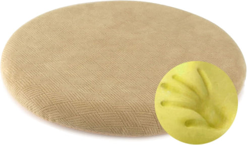 Sigmat Memory Foam Seat Cushion, Anti-slip Soft Round Stool Cushion, Chair Pad 16 Inch, Camel