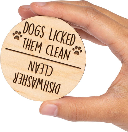 Funny Clean and Dirty Sign for Dishwasher, Apartment Essentials, Magnet for Home, Gadgets for Dogs, Must Haves