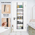6 6 Churboro Over the Door Pantry Organizer Rack with Adjustable Baskets, Tiers Dual-use Spice Rack- Hanging or Wall