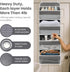 Andahoom Organizer,4 4 44lb Nursery,Closet, Ease of Assembly Over The Door Shelves & Side Pockets,Anti Tilt Hanging
