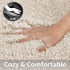 Yimobra Luxury Fluffy Plush Bathroom Rug Mat Set, Soft Cozy Bath Rugs 2 Pcs, Water Absorbent Non-Slip, Machine Washable