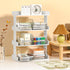 Coffee Pod Holder with 6 Drawers, 3-Tier Storage Organizer Compatible with 80 Big or 108 Small Vertuoline Pods for