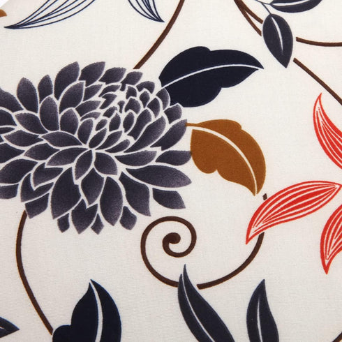 Pack 4 Counter Deisy Dee of Polyester Round Bar Stool Covers - Printed Design, Stretchable and Washable - Perfect