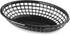 9 1/4 6 Inch Set 12, New Star Foodservice Fast Food Baskets, x Oval, of Black