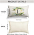 Monogram Letter L Throw Pillow Covers Floral 12x20 Inch, Greenery Spring Pillows Decorative Throw Pillows Pillowcase Summer Farmhouse Decor for Couch Sofa, Family Last Name Initial Pillow Case by Snycler