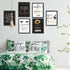 8 x 10 Inch Inspirational Wall D cor, Black Girls Bedroom Makeup Lash Lips Poster, Motivational Design Unframed