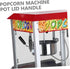 Cart Pot Lid Handle Iron Popcorn Knob for Commercial Popcorn Machine