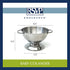 RSVP International Mini Colander Strainer, Endurance Kitchen Collection, Pierced Stainless Steel