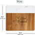 3 Let's Make Memories Personalized Cheese Board - Wood and Marble - for Weddings - for Newlyweds - for Entertaining