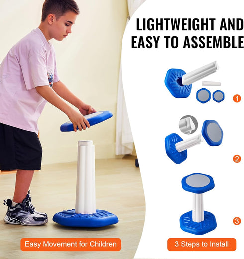 7-14, VEVOR Kids Wobble Chair, Active Chair with Sponge Cushion, Wobble Stool Improves Focus, Posture and Calm