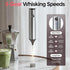 YARRAMATE Rechargeable Milk Frother with Stand, Coffee Frother Stirrer Wand, Handheld Drink Mixer with Stainless Steel