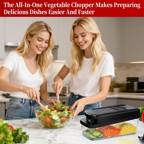 Multifunctional Vegetable Chopper Mandoline Slicer Dicer Veggie Chopper Onion Mincer Vegetable and Salad Cutter