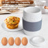 4 100% Professional Ceramic Egg Cooker for Microwave, Quick Scrambled Egg Maker Holds Up to Eggs, Easy & Healthy