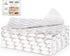 Cooyes Non Slip Refrigerator Liners, 2 in 1 Absorbent Fridge Liners and Fresh Mats, Machine Washable, 6 Pack, 12" × 24"